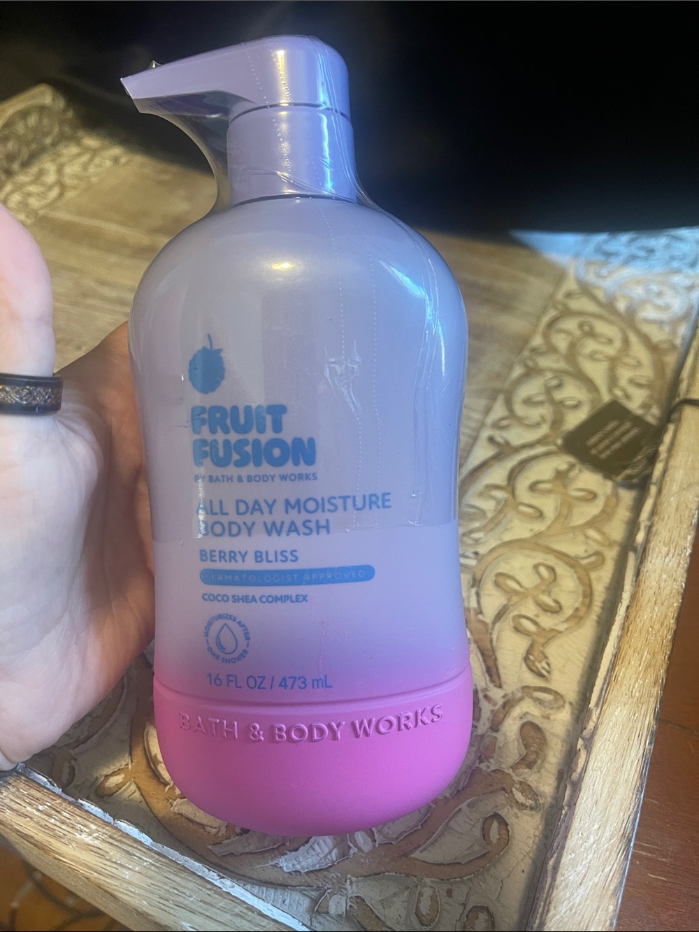 Bath & Body Works Fruit Fusion Berry Bliss Body Wash - Pink and Purple Bottle